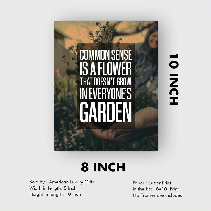 Common Sense-Flower That Doesn&