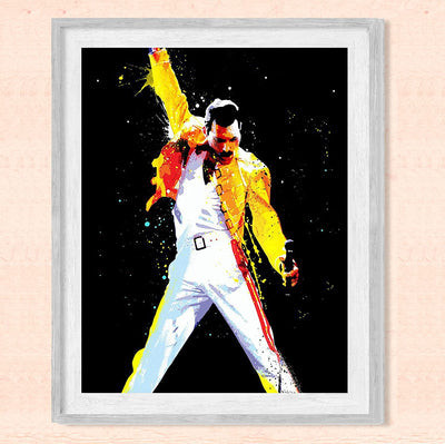 Freddie Mercury-Watercolor Art Print- 8 x 10