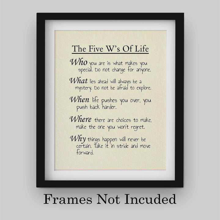The 5 W&