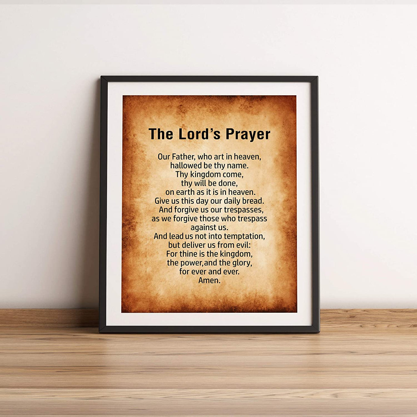 "The Lord's Prayer"- Scripture Wall Art Print -11 x 14"