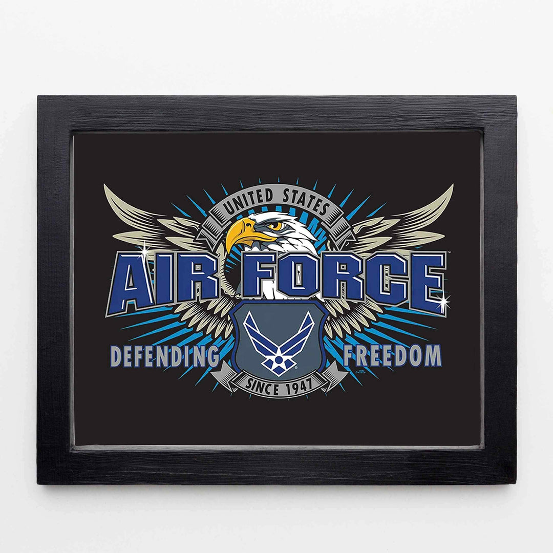 U.S. Air Force Emblem Poster Print- 10 x 8"- USAF Airmen&