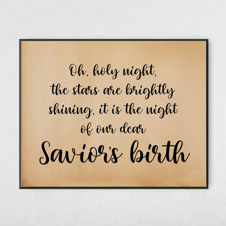 It Is the Night of Our Dear Savior&