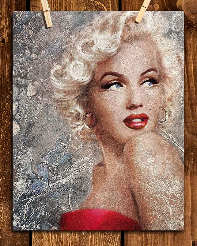 Abstract Marilyn Monroe"Who Me?" Wall Art Print- 10 x 8"