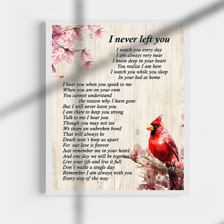 "I Never Left You"-Inspirational Christian Wall Art-11 x 14"