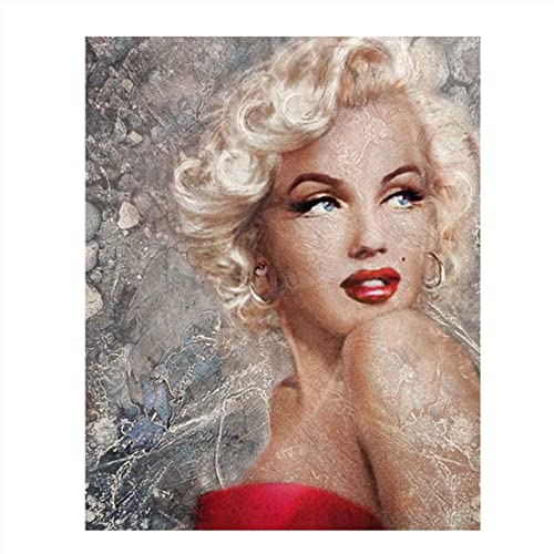 Abstract Marilyn Monroe"Who Me?" Wall Art Print- 10 x 8"