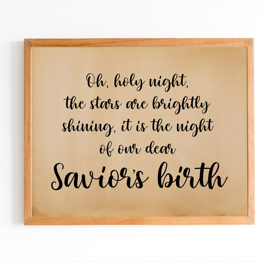 It Is the Night of Our Dear Savior&