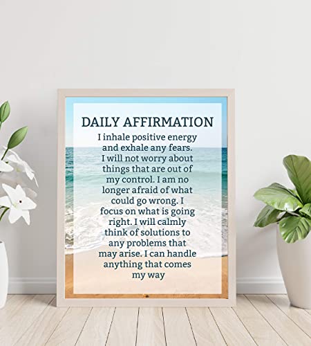 "Daily Affirmations- Self Talk"-8 x 10"
