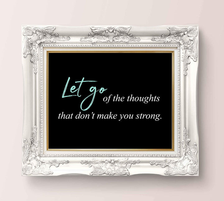 Let Go of Thoughts That Don&