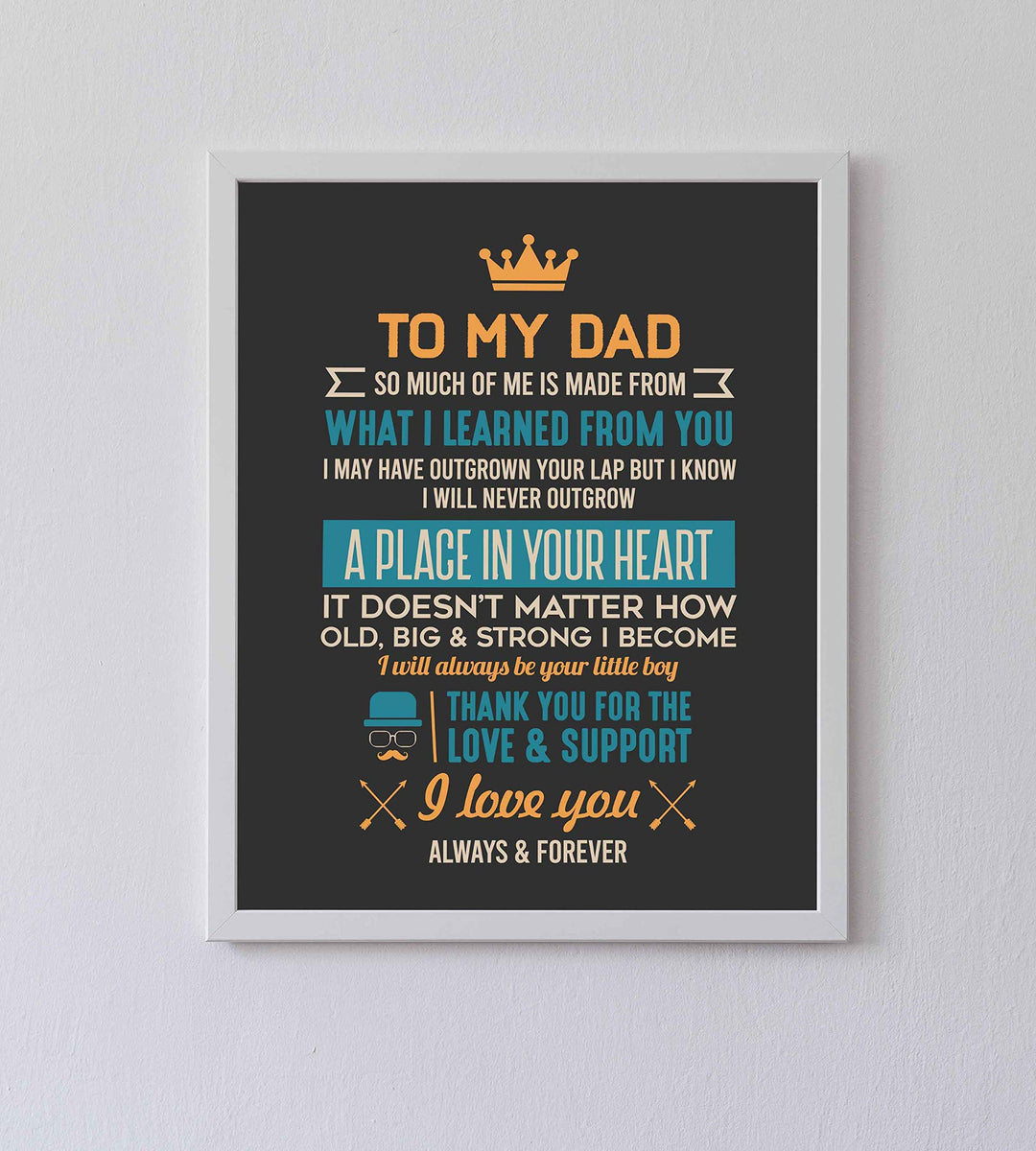 To My Dad-I Love You Always &amp; Forever-Father&