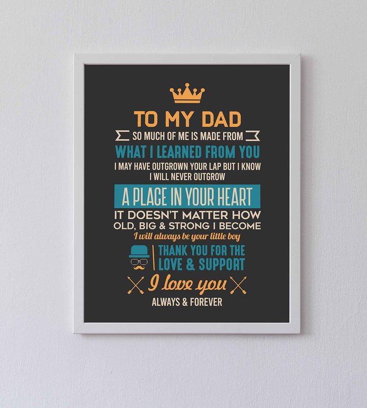 To My Dad-I Love You Always &amp; Forever-Father&