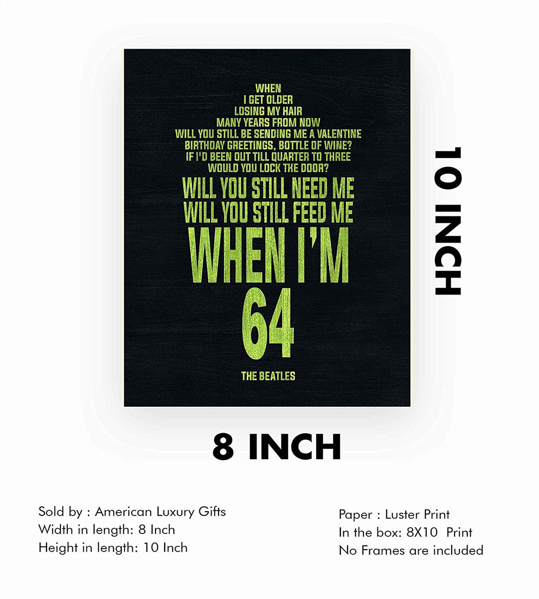 The Beatles-"When I&