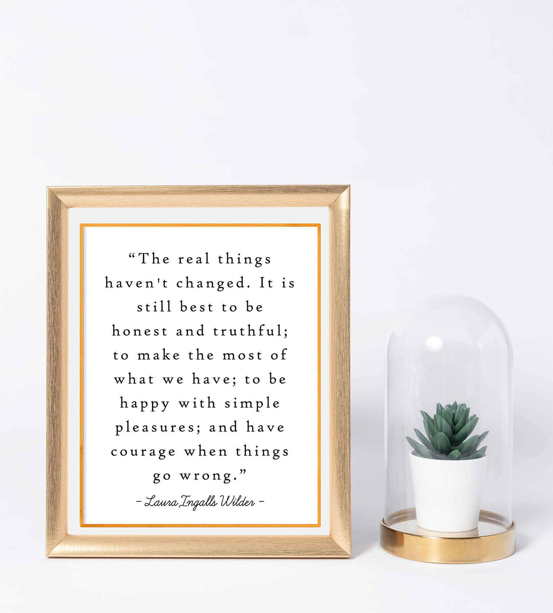 Laura Ingalls Wilder Quotes-"The Real Things Haven&
