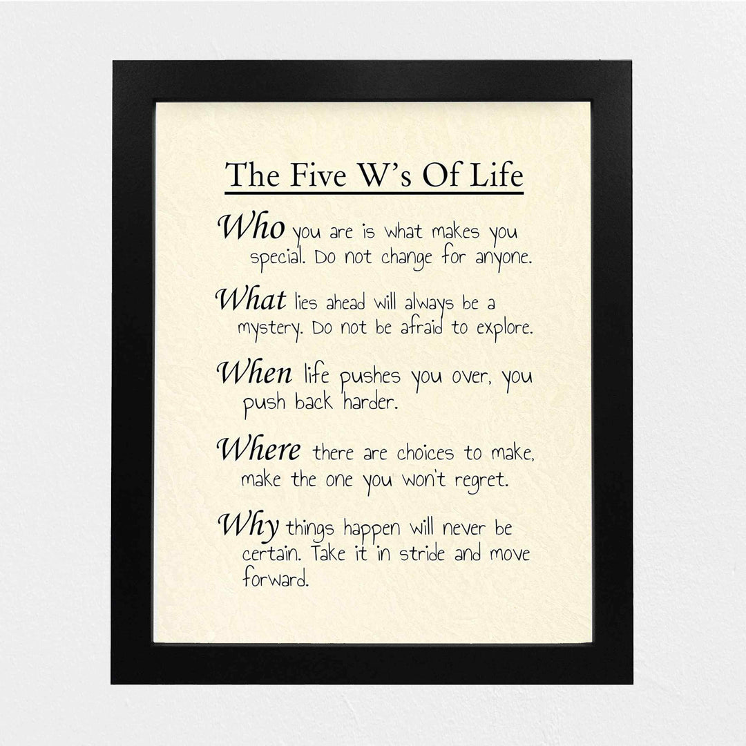 The 5 W&