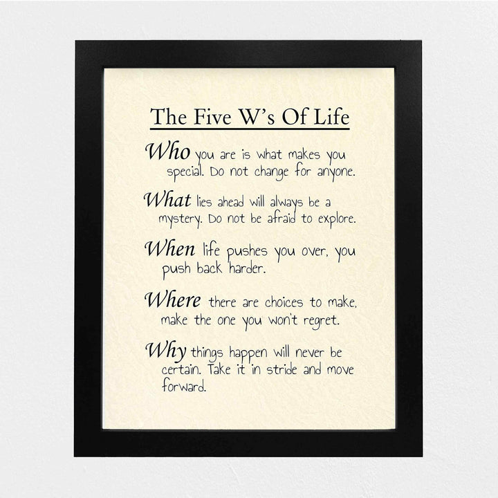 The 5 W&