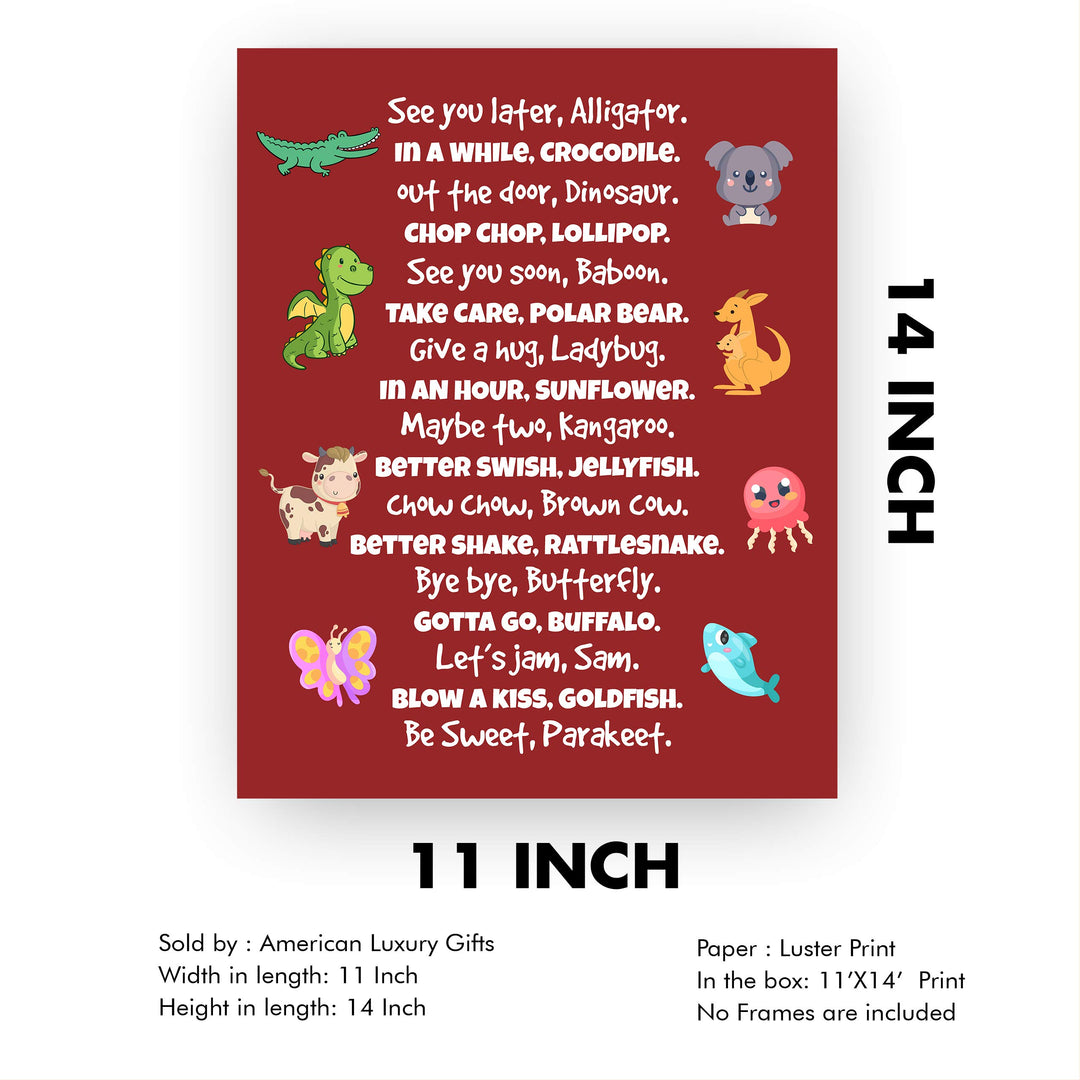 See You Later, Alligator Funny Classic Children&