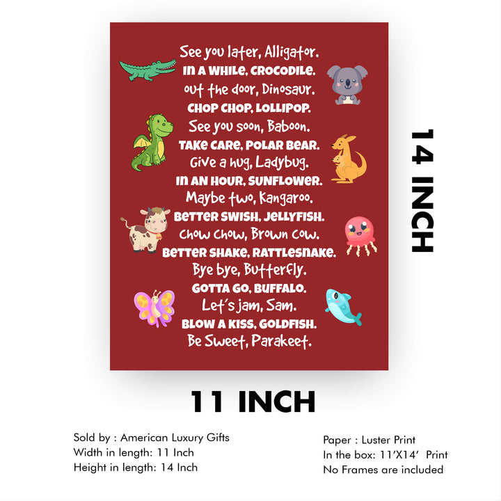 See You Later, Alligator Funny Classic Children&