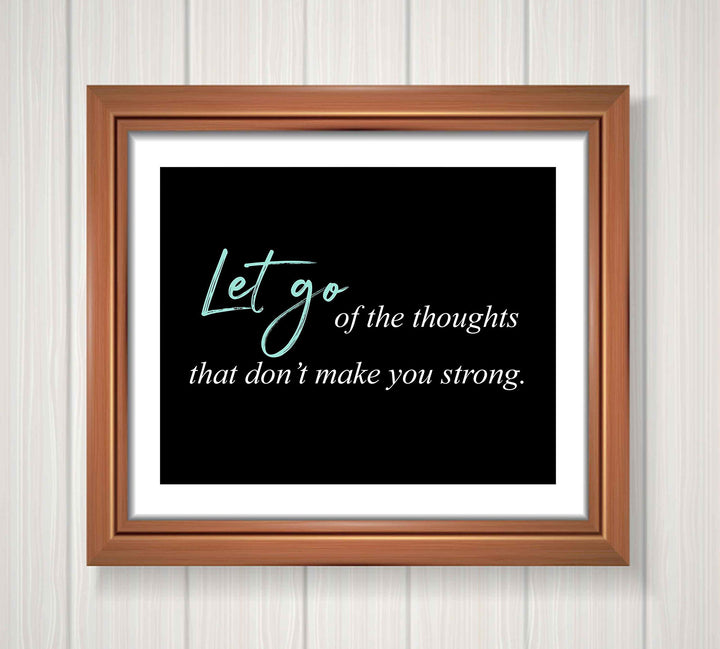 Let Go of Thoughts That Don&