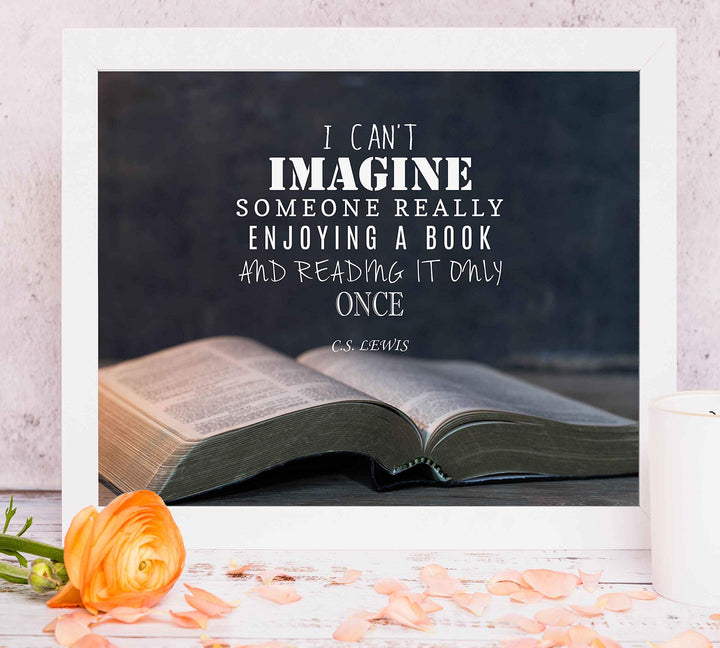 C.S. Lewis Quotes Wall Art-"Can&