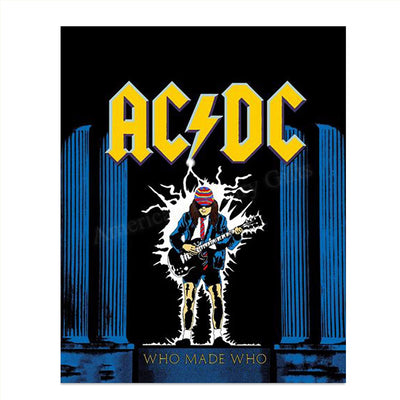 AC DC Band Music Poster"Who Made Who"- 8 x 10