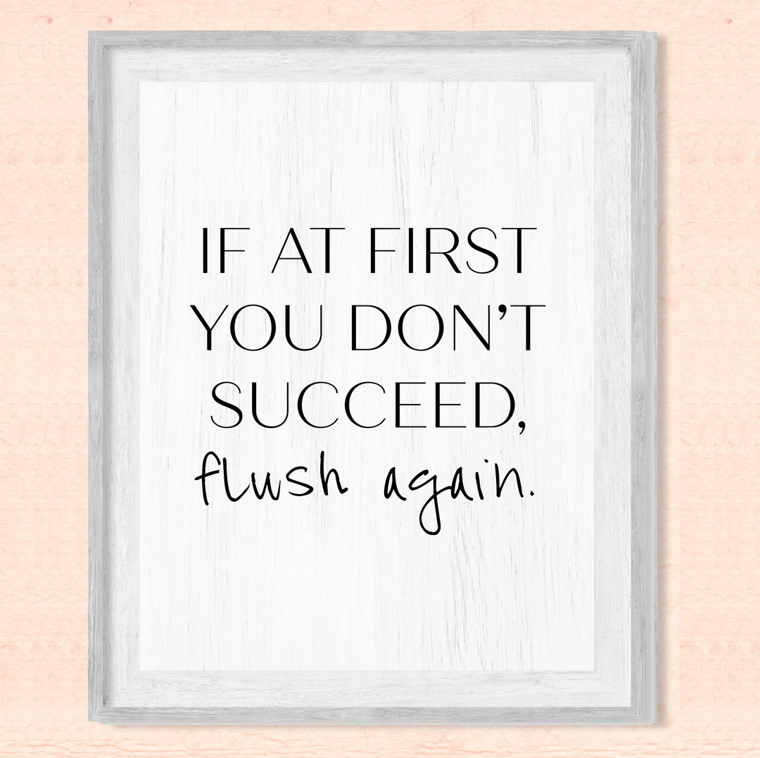 If At First You Don&