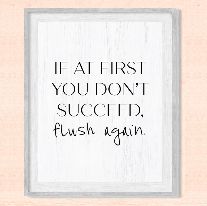 If At First You Don&