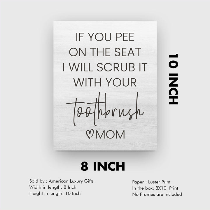 If You Pee on the Seat-I&