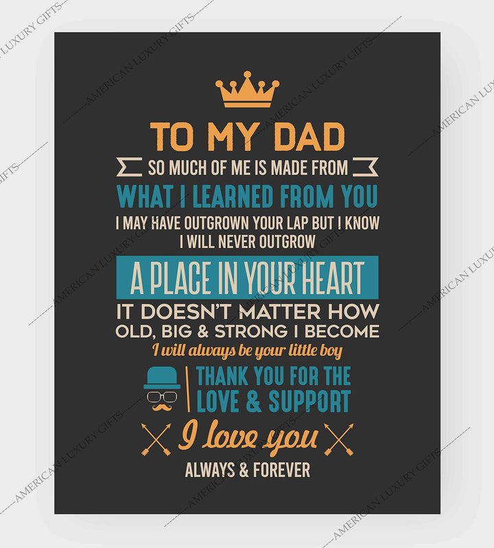 To My Dad-I Love You Always &amp; Forever-Father&