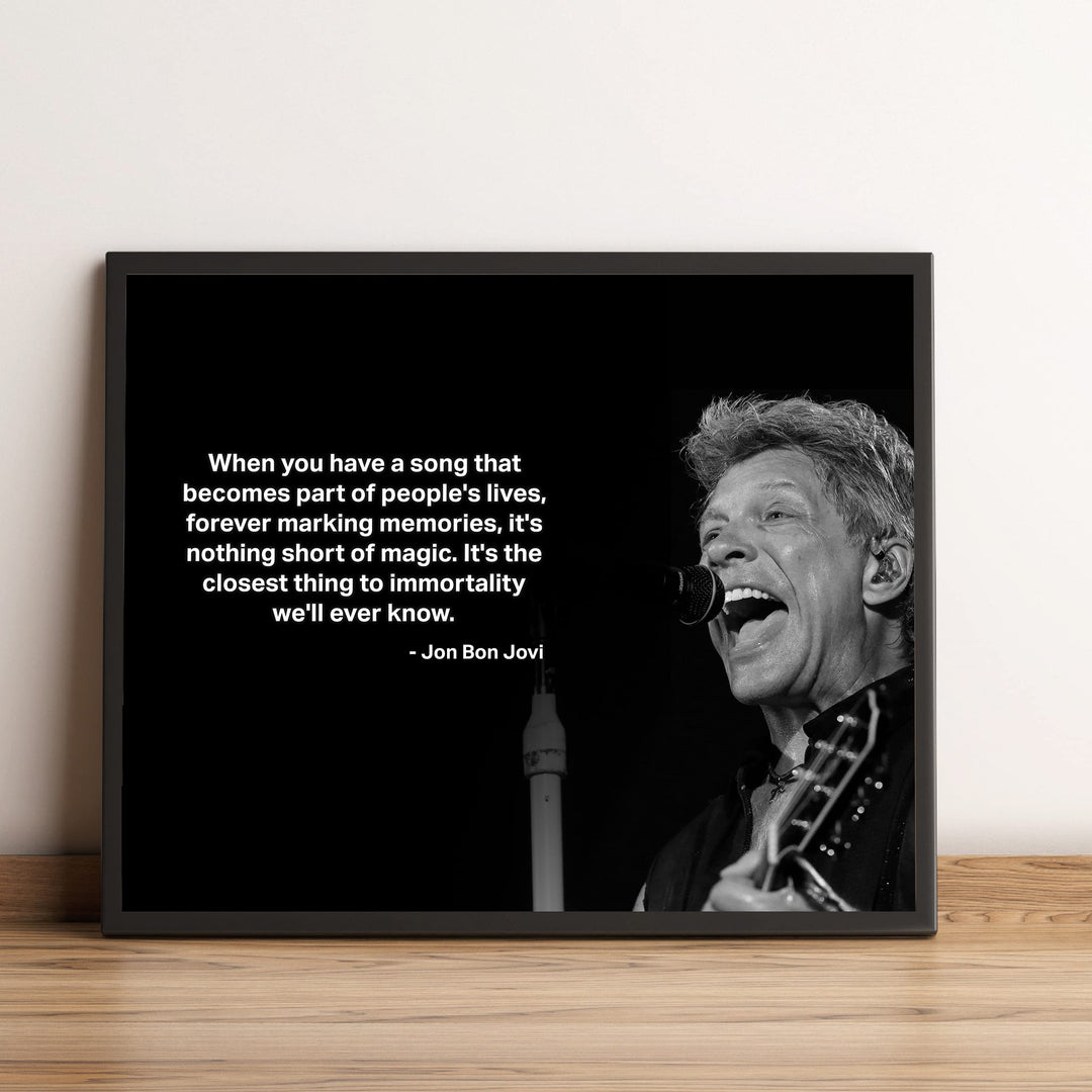 Bon Jovi-"Closest Thing to Immortality We&