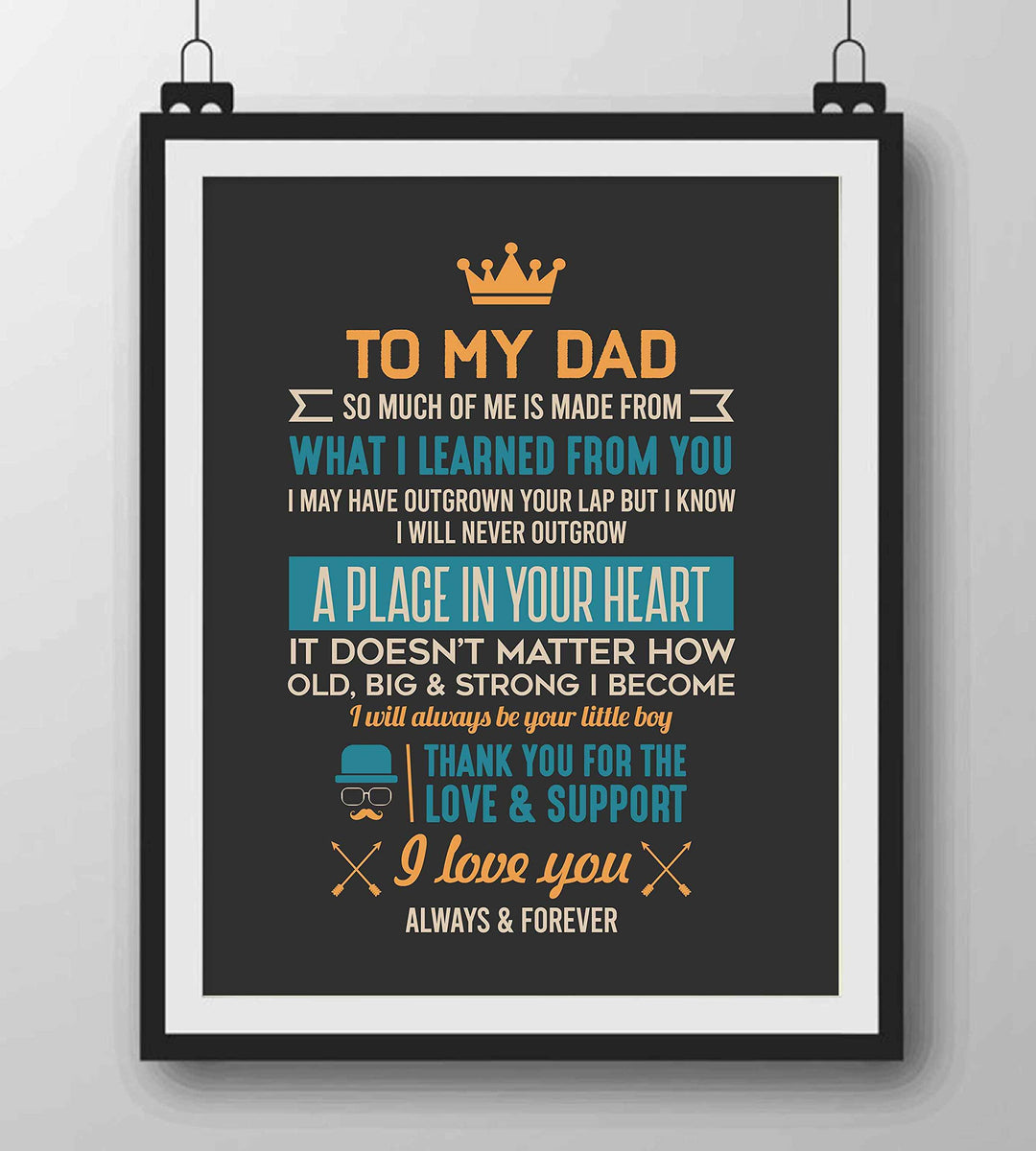 To My Dad-I Love You Always &amp; Forever-Father&