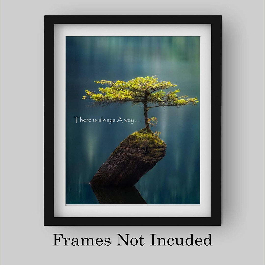 quotes about bonsai trees There Is Always A Way" 8 x10