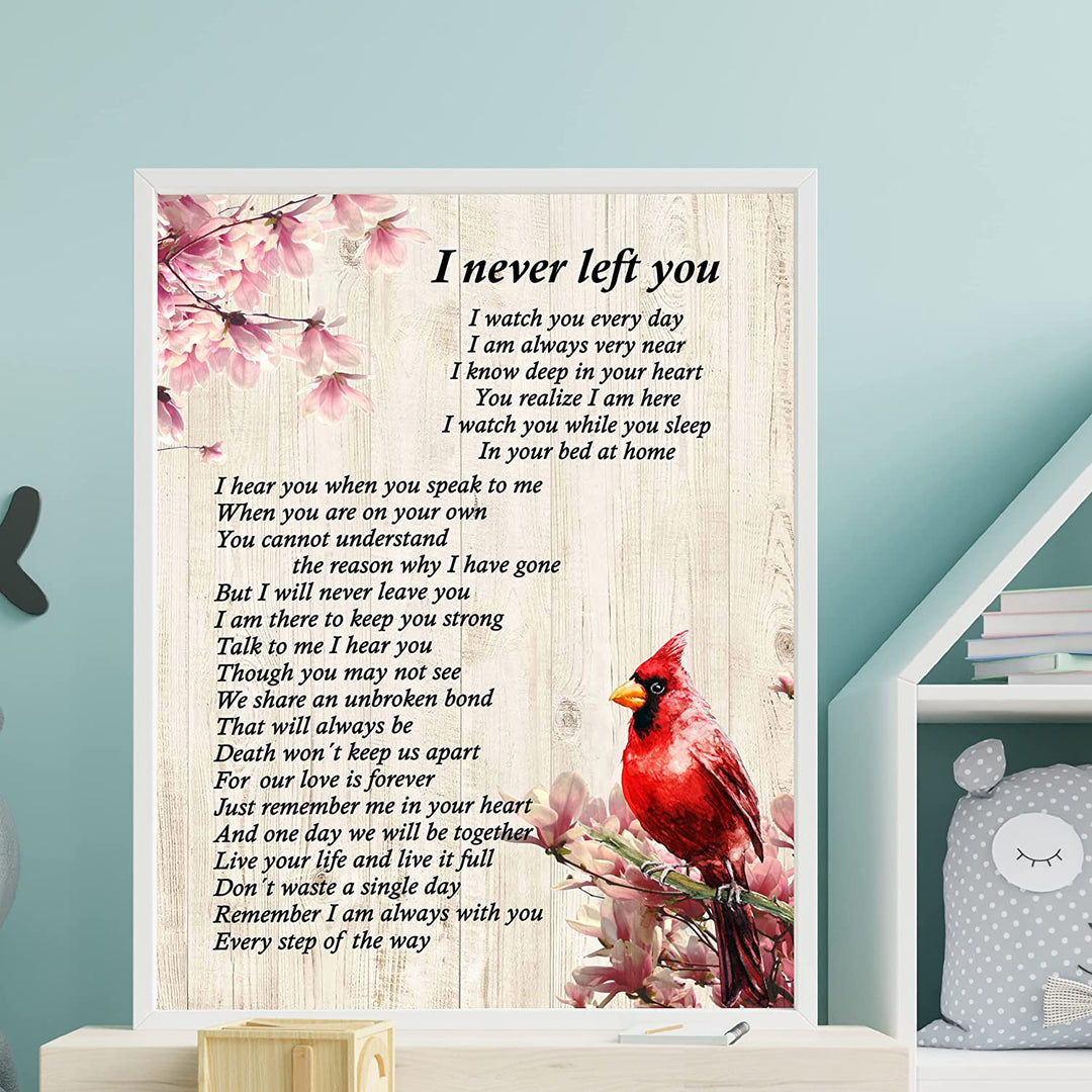 "I Never Left You"-Inspirational Christian Wall Art-11 x 14"