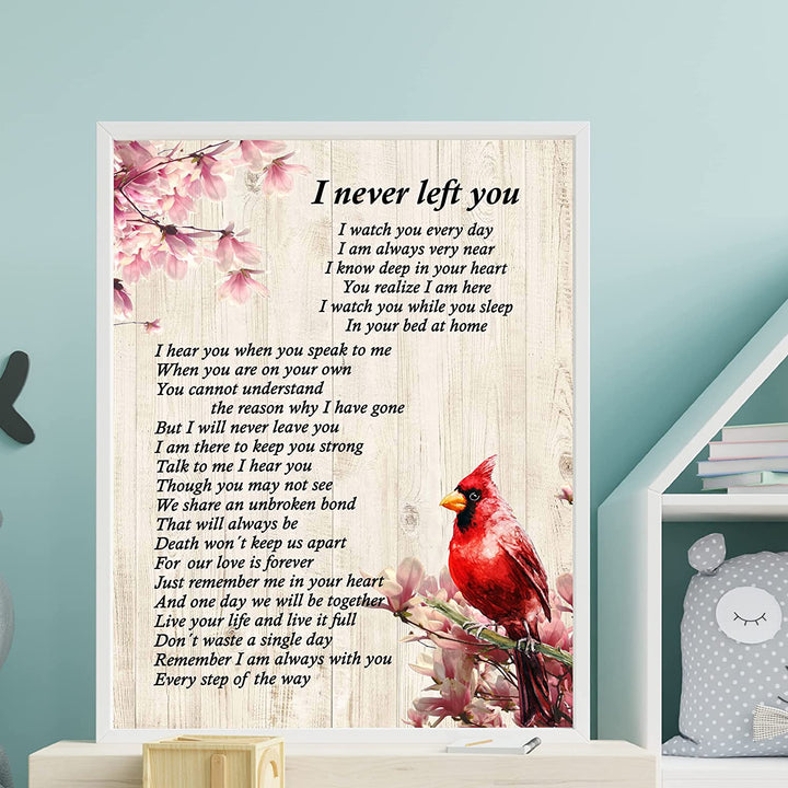"I Never Left You"-Inspirational Christian Wall Art-11 x 14"