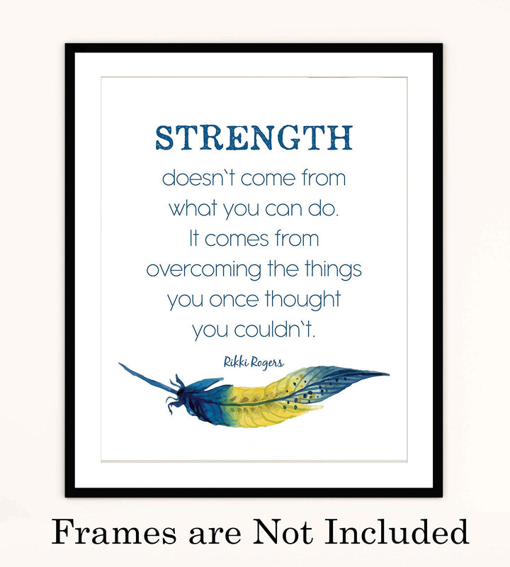 Rikki Rogers Quotes-"Strength Doesn&