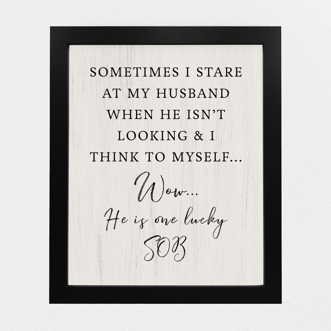Stare at Husband &amp; Think to Myself-He&