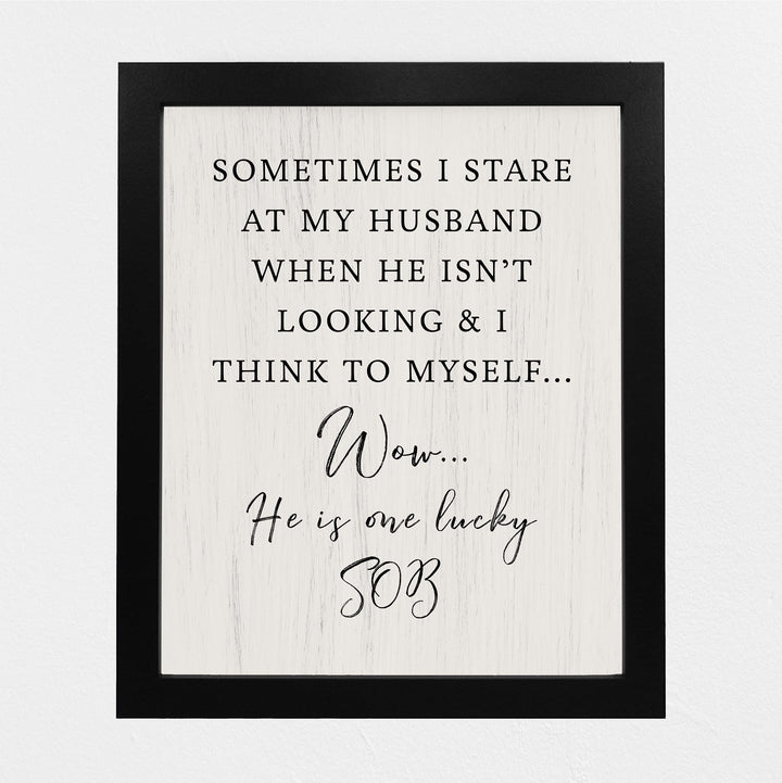 Stare at Husband &amp; Think to Myself-He&