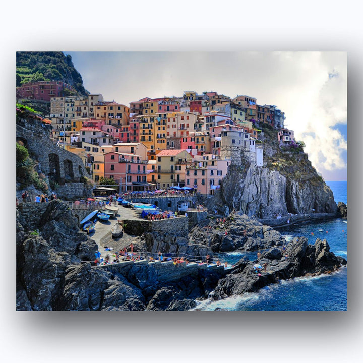Mediterranean Cities by the Sea- 2 Image Set Wall Art - 8 x 10"s Prints Art- Ready to Frame. Home D?cor, Office D?cor or Wall Art for Living Room. Beautiful Italian Sea City Images &amp; Pictures.