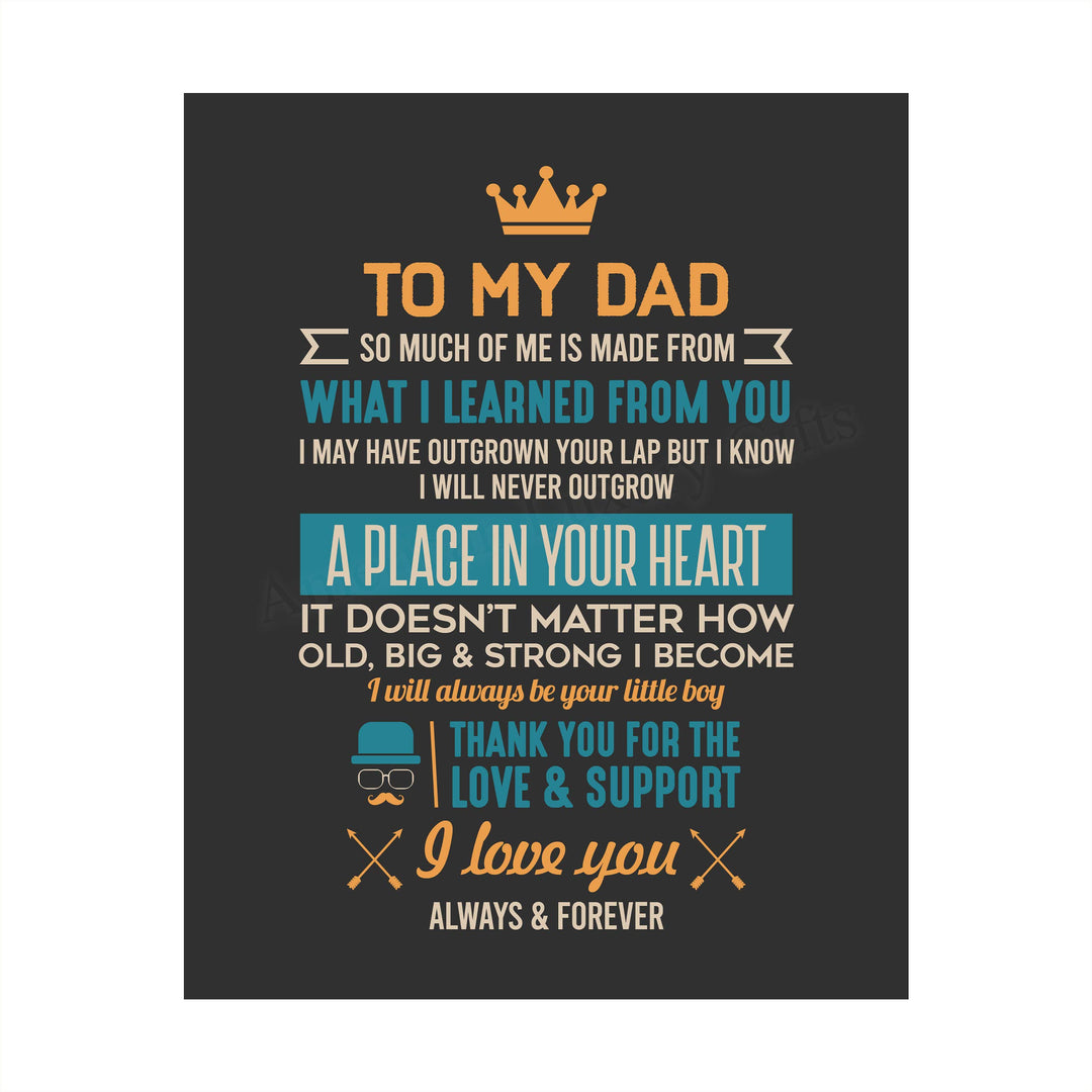 To My Dad-I Love You Always &amp; Forever-Father&