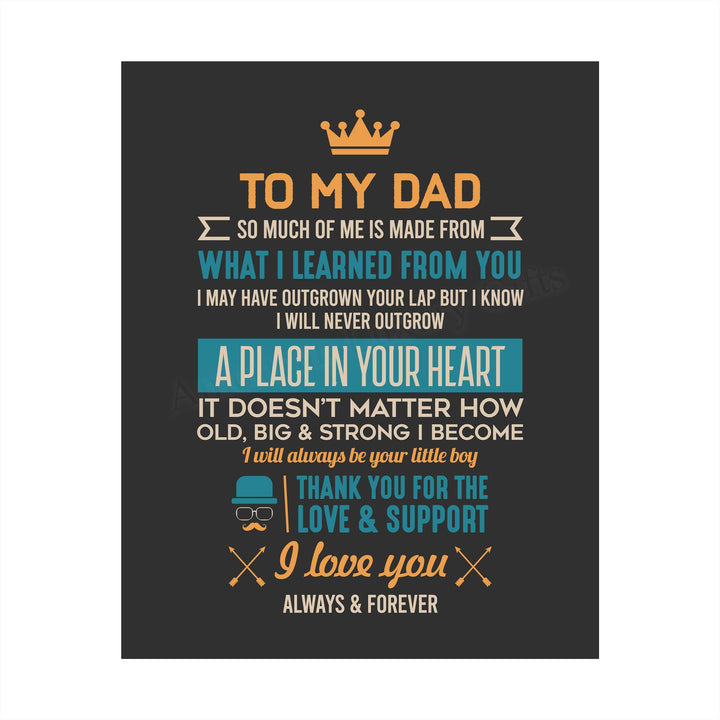 To My Dad-I Love You Always &amp; Forever-Father&