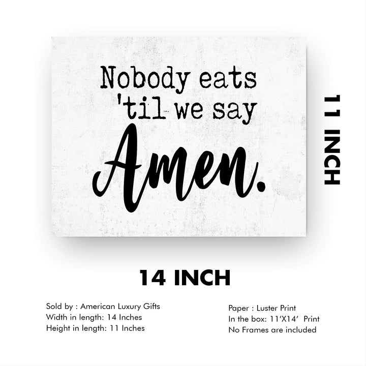 Nobody Eats &