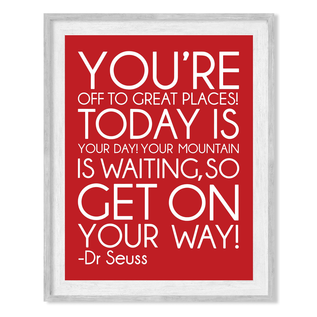 Dr. Seuss Quotes Wall Art-"You&