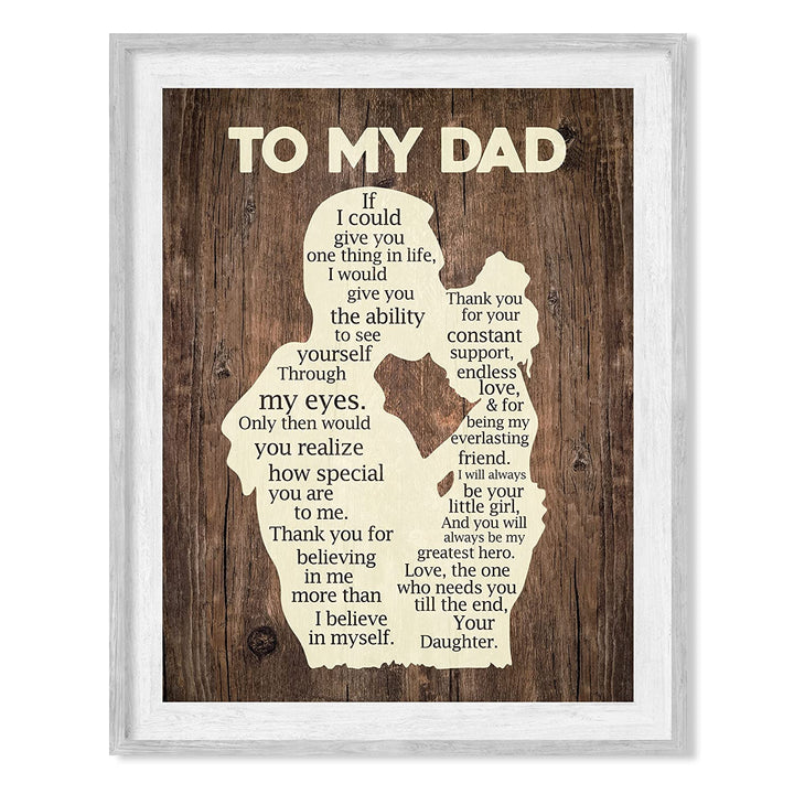 "To My Dad - Thank You"-Inspirational Father&