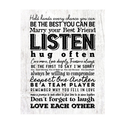 "Marry Your Best Friend" Love Quotes Wall Art Decor -11 x 14" Inspirational Marriage Poster Print-Ready to Frame. Romantic Wedding & Anniversary Gift for Husband, Wife & Newlyweds.