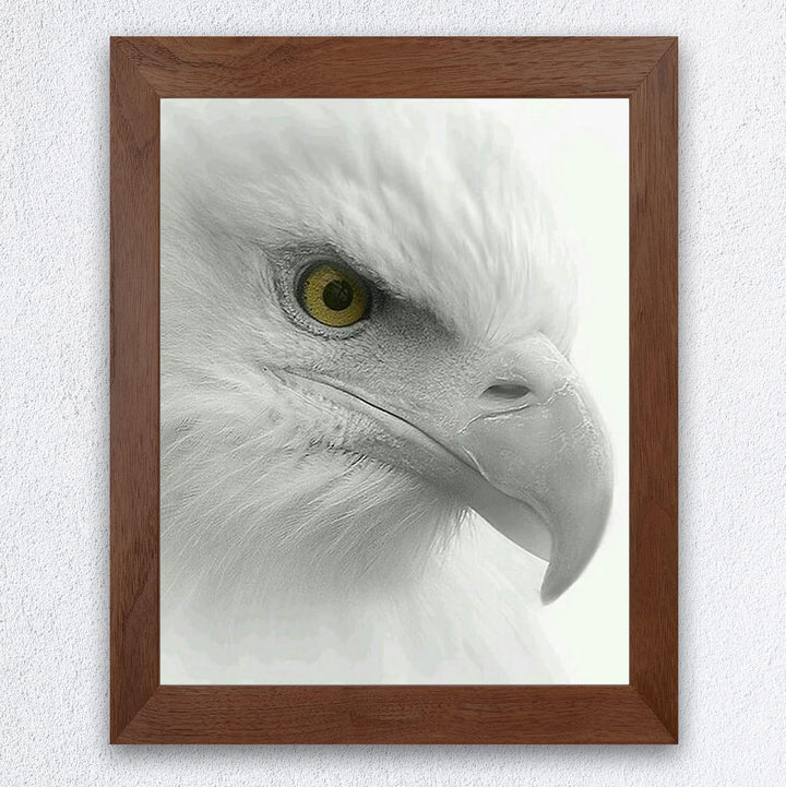 Fearless Bald Eagle Motivational American Wall Art -8 x 10" Patriotic Eagle Photo Print-Ready to Frame. Inspirational Home-Office-School-Cave Decor. Great for Animal &amp; Political Theme Wall Decor!