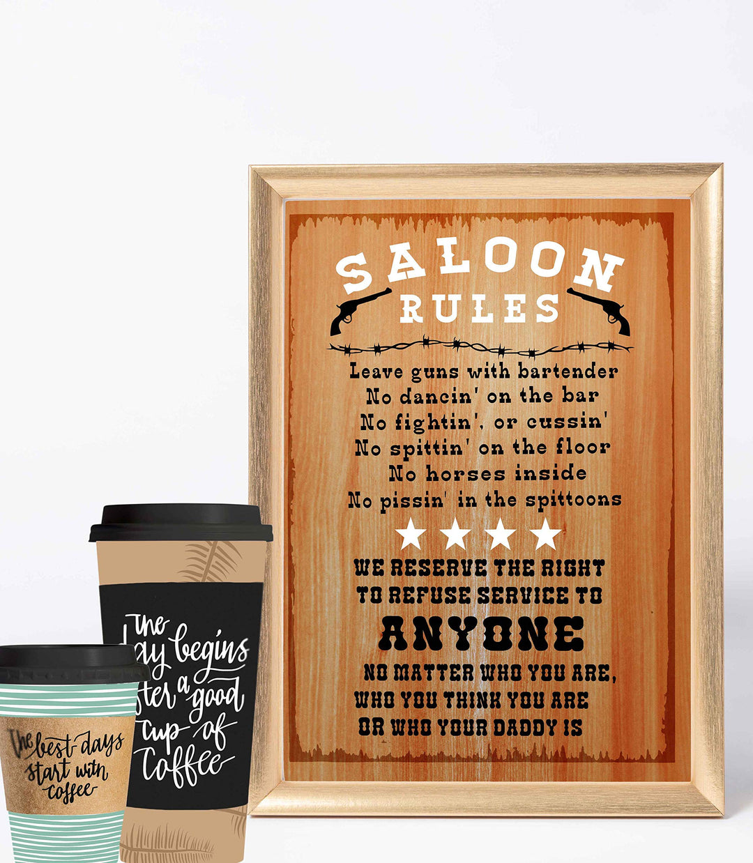 Saloon Rules-"No Dancin&