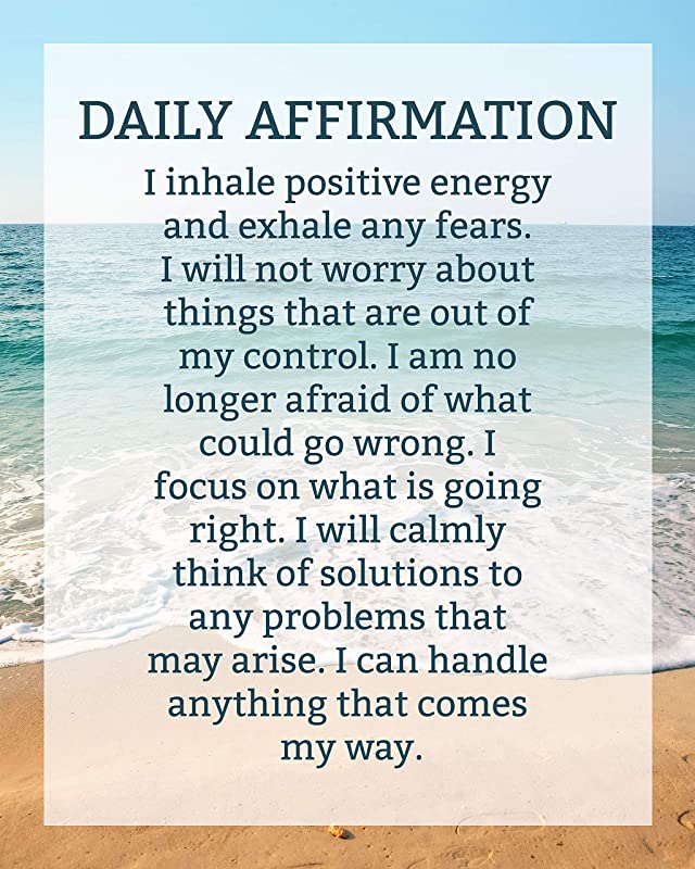 "Daily Affirmations- Self Talk"-8 x 10"