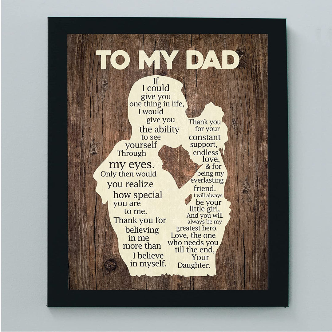 "To My Dad - Thank You"-Inspirational Father&