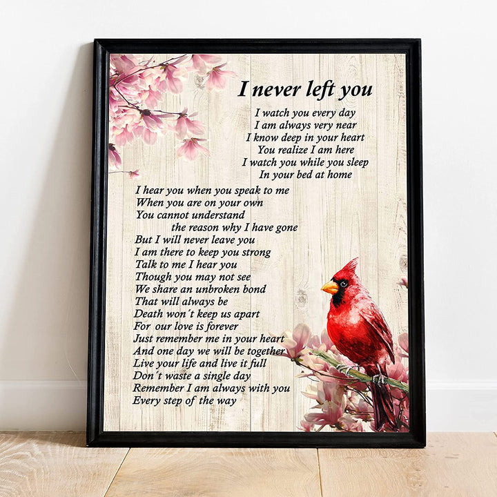 "I Never Left You"-Inspirational Christian Wall Art-11 x 14"
