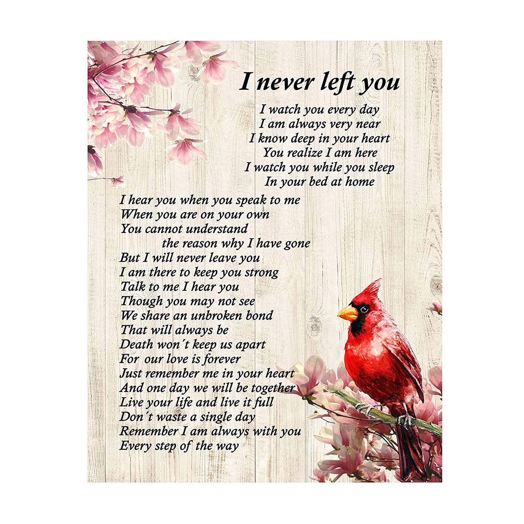 "I Never Left You"-Inspirational Christian Wall Art-11 x 14"