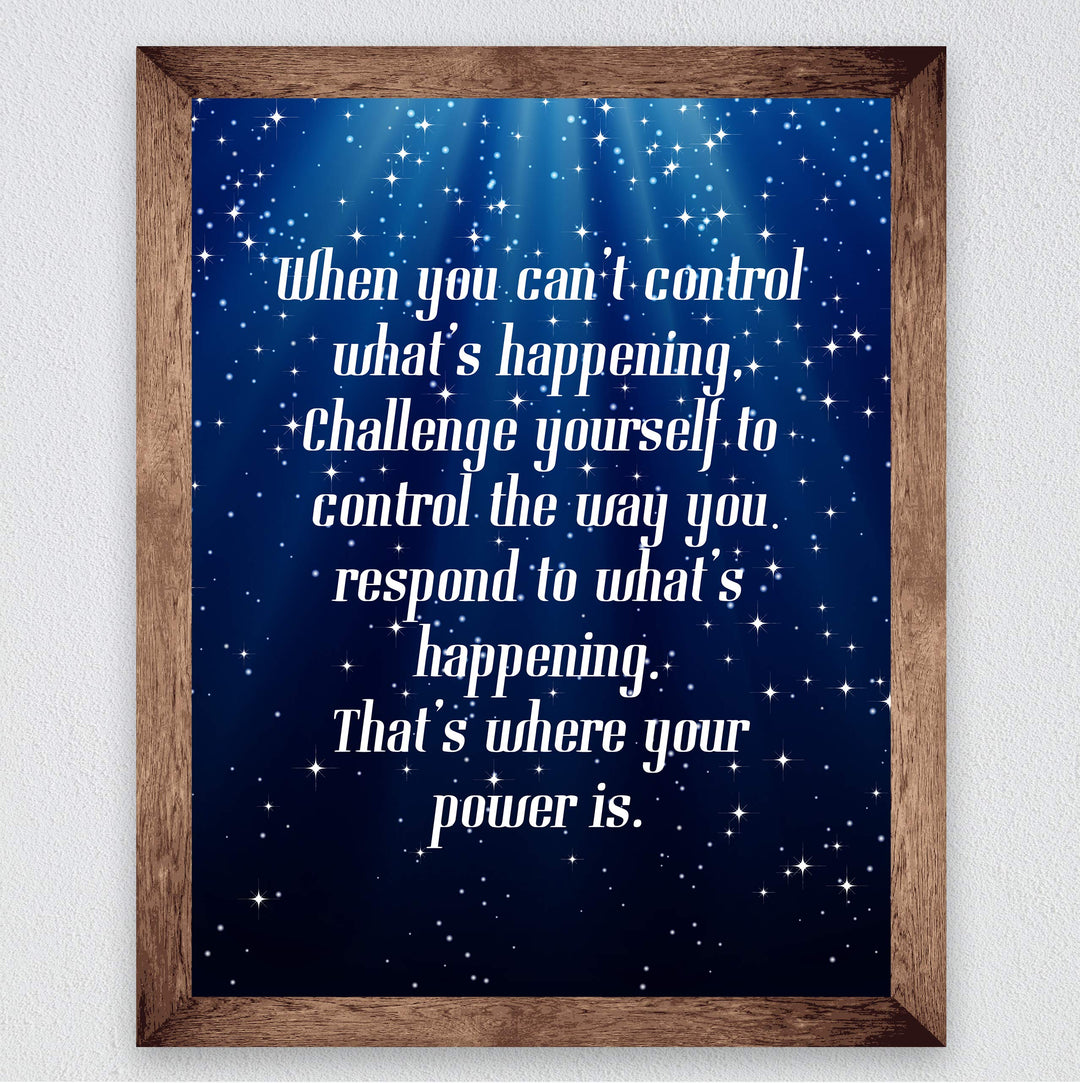 Control the Way You Respond-That&