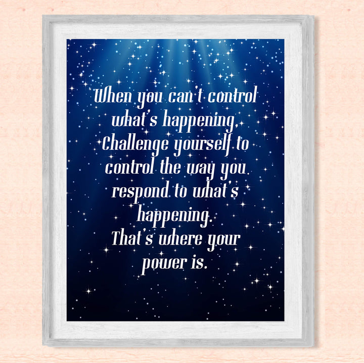 Control the Way You Respond-That&